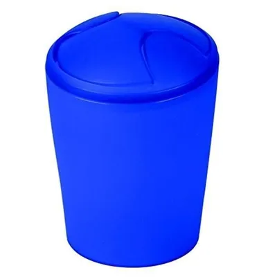 Image de MOVE Poubelle 2L Salle de bain - 21x15x15 cm - Bleu marine