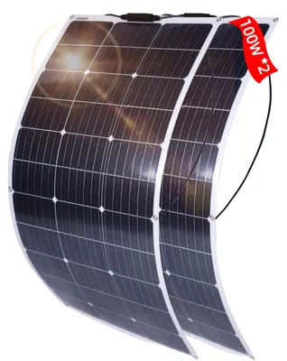Obrázek produktu pro Flexibilní solární panel, monokrystalický modul, výkon 100 W, PET100W, 2 kusy