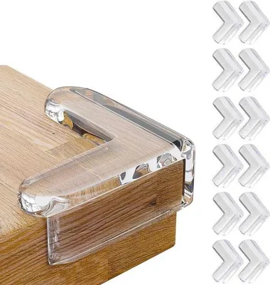 Produktbild von Eckenschutz für Babys, selbstklebend, Tischrand