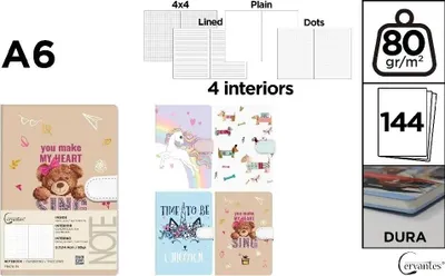 Image de Carnet A6/144 pages Magnetmix