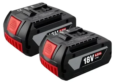 Produktbild von Wiederaufladbare Batterie, 18V Lithium-Ionen, 6000mAh Kapazität, 6.0AHx3-LadegerätX1