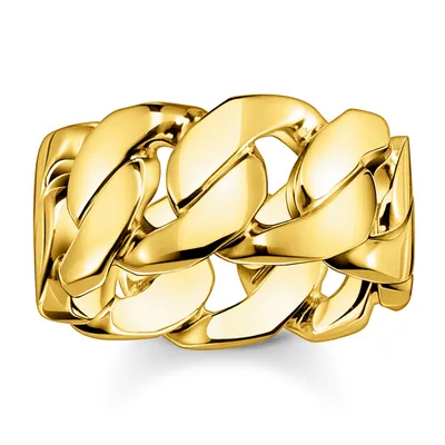 Produktbild von Thomas Sabo TR2328-413-39 Kettenring Herren Glieder Silber Gold Gr. 54