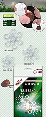Produktbild von CarpZoom Bait Bands large 12 Stück Pelletgummis