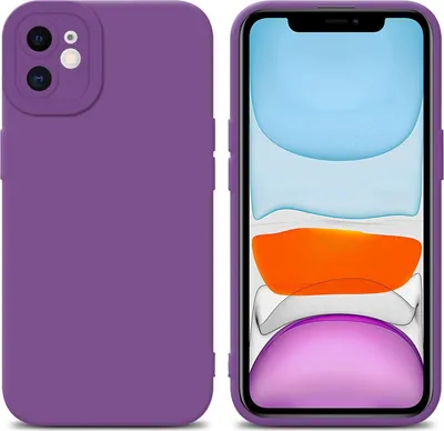 Immagine prodotto di Custodia Cadorabo per Apple iPhone 11 custodia protettiva in TPU viola custodia in silicone custodia per telefono cellulare