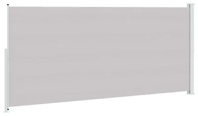 Image de vidaXL Marquise latérale extensible 220x500 cm Gris