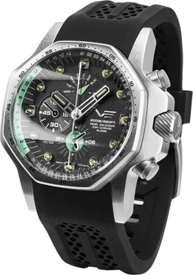 Produktbild von Vostok Europe YM86-640A695 Herrenuhr Atomic Age Multifunktion Schwarz