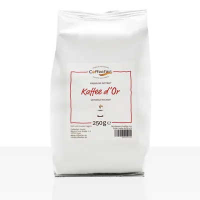 Produktbild von Coffeefair Premium Instant Kaffee d'Or - 250g löslicher Instantkaffee