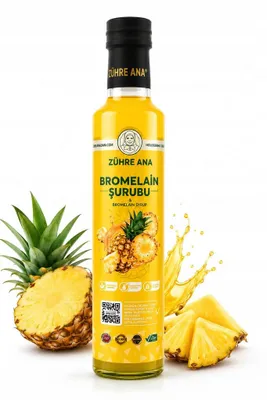 Produktbild von Bromelain-Ananas-Sirup Stoffwechsel Entgiftung Wasserreduktion 250 ml, Größe uniw