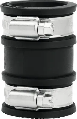 Produktbild von Rohrverbinder flexibel Kunststoff schwarz 24 mm - 32 mm