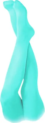 Produktbild von Damen Strumpfhose Blickdicht, Feinstrumpfhose 60 DEN, türkis S/M