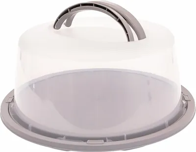 Produktbild von Vilde Tortenglocke Kuchen-Transportbox Tortenständer mit Deckel und Tragegriff 34 cm