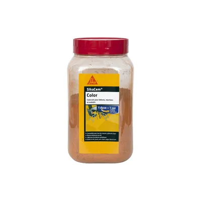 Zdjęcie produktu dla SIKA SikaCem Color – proszek cementowo-wapienno-gipsowy – ochra – 400 g