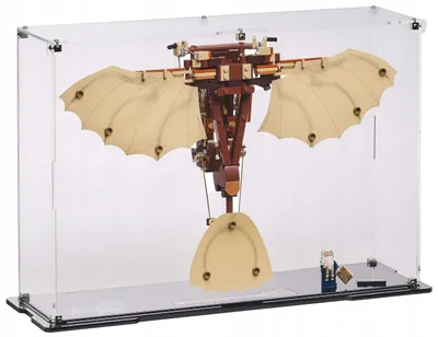 Produktbild von Blacked Brick Vitrine für LEGO® 10363 ICONS – Leonardo da Vincis Flugmaschine
