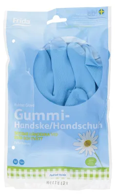Produktbild von Frida 222610 Haushaltshandschuh Naturgummi Größe M (Farbe zufällig, 1 Paar)
