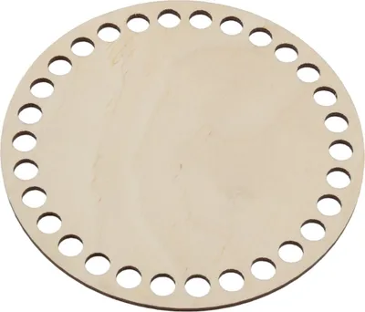 Immagine prodotto di Holzbasis, BODEN FÜR KORB, RUNDER BODEN AUS SPIELPLATTE, 15 CM