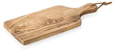 Produktbild von Servierbrett PURE OLIVE, mit Griff, 27 x 13 cm, Olivenholz