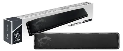 Produktbild von MSI Vigor-WR01, Memory-Schaum, Gummi, Schwarz, 432 mm, 86 mm, 25 mm, 300 g