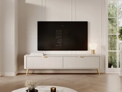 Obrázok produktu pre Široký stolík pod televízor CARTAGE - béžový