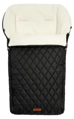 Produktbild von Sensillo Winterfußsack für Kinderwagen, wasserdicht, 3-lagig, Schwarz