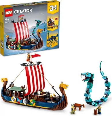 Produktbild von LEGO® Creator 31132 Wikingerschiff und Seeschlange