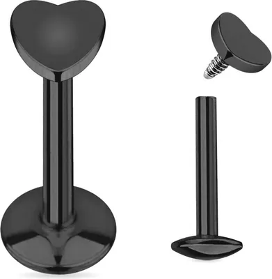 Produktbild von Lippen Piercing Micro Labret Monroe Herz Madonna Medusa Stecker Stud 8 mm