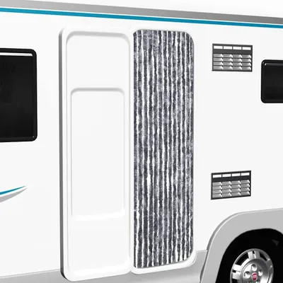 Immagine prodotto di vidaXL Tenda zanzariera argento 56x185 cm in ciniglia