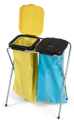 Immagine prodotto di Cestino H780xL660xP370mm 20-130l 2 scomparti