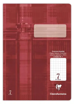 Produktbild von Clairefontaine Heft A4 Premium kariert 7/7mm 16Bl