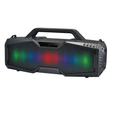 Image de Rebeltec SoundBox 420 noir 30W LED RGB Bluetooth, radio FM, clé USB, carte microSD, AUX, appels téléphoniques