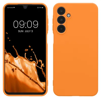 Produktbild von kwmobile Handyhülle für Samsung Galaxy A16 5G Hülle - weiches Handy Silikon Case - Schutzhülle Cover - Fruity Orange