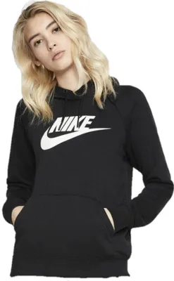 Immagine prodotto di NIKE Sportswear Essential Felpa con cappuccio Donna nero XS