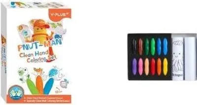 Produktbild von Sticker-Set + 12 Erdnuss-Buntstifte (Schul- und Schrein - Sets)