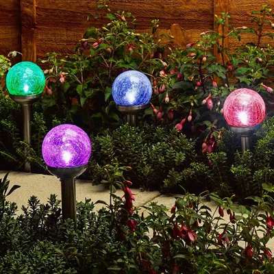 Produktbild von 4er Set LED Solarlampe