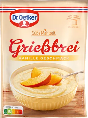 Produktbild von Oetker Grießbrei-Vanille 90g