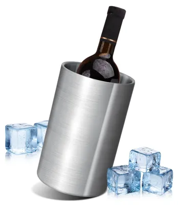Weinflaschenkühler 1,6 l, doppelwandig, Edelstahl, Ø 12 cm, Höhe 19 cm