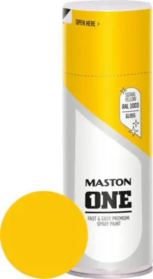 Produktbild von Sprühlack Maston ONE glänzend RAL 1003 signalgelb 400 ml