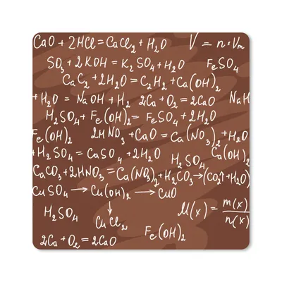 Produktbild von MuchoWow® Mauspad Mousepad Zahl - Formel - Chemie - Figuren - Muster 30x30 cm - Mousepads - Maus Mat - Pad - Mausunterlage - Gaming