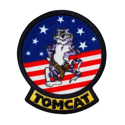 Produktbild von Mono-Quick Top Gun Tomcat - Aufnäher, Bügelbild, Aufbügler, Applikationen, Patches, Flicken, zum aufbügeln, Größe: 7,3 x 6,2 cm