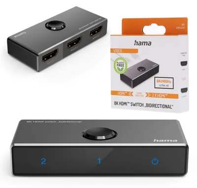 Productafbeelding van Hama 00205324, HDMI, Zwart, 120 Hz, 7680 x 4320, Status, 71,5 mm