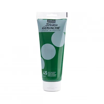 Produktbild von Pebeo Studio Gouache, 220 ml, Frühlingsgrün