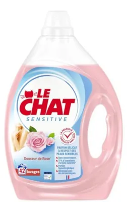 Produktbild von Le Chat Sensitive – Zarte Rosen 1,89 l 42SC Waschmittel