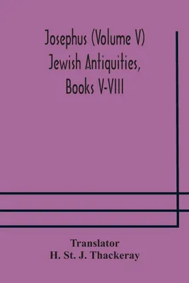 Produktbild von Josephus (Volume V) Jewish Antiquities, Books V-Viii