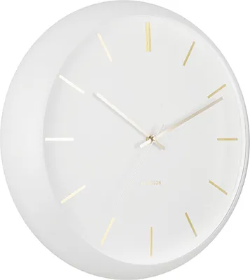 Produktbild von Karlsson - Wanduhr Globe - Weiß - Ø40cm