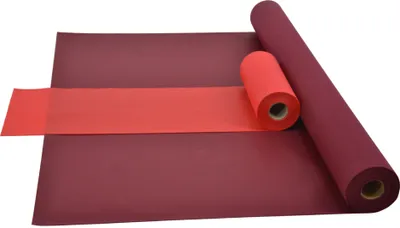 Produktbild von Sensalux Kombi-Set 1 Tischdeckenrolle 1m x 25m bordeaux + Tischläufer 30cm rot