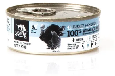 Produktbild von 3COTY Für Kätzchen MIX GESCHMÄCKER – Nassfutter für Katzen – 18 × 80 g