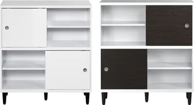 Produktbild von trendteam Evolution Regal / 100% Werkzeuglose Montage / Wechselfronten/ ca. 90/99/38 cm