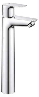 Waschtischarmatur 30 cm, chrom, mit Push-Open Ablauf