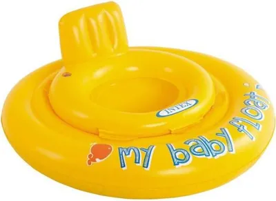 Produktbild von Babyschwimmring INTEX, Gelb, 6+ Monate, Sitzhose, 70 cm