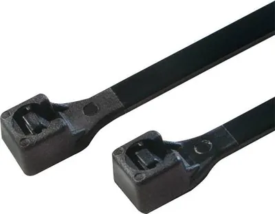 Produktbild von LogiLink KAB0041B, Leiter-Kabelbinder, Nylon, Schwarz, V2, 500 mm, 4,4 mm
