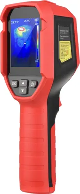 Obrázek produktu pro UNI-T UTi120S Profesionální infračervená termokamera 2,4palcový LCD displej Digitální infračervené zobrazovací zařízení -20400 Teplotní rozsah 120 x 90 Tepelné rozlišení s 6 paletami LED světlo 32GB paměťová karta IP54 Vodotěsnost 2m Odolnost proti pádu z výšky